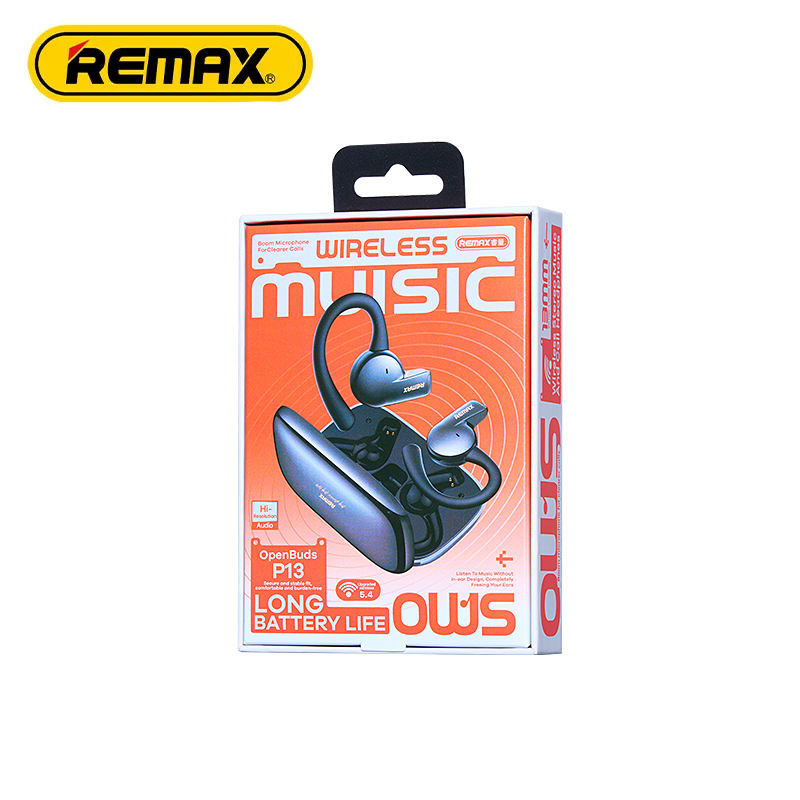 Remax OpenBuds P13 OWS Earbuds Open Earhook Sports Headsets Wireless BT Ear Clip Headphones Earphones