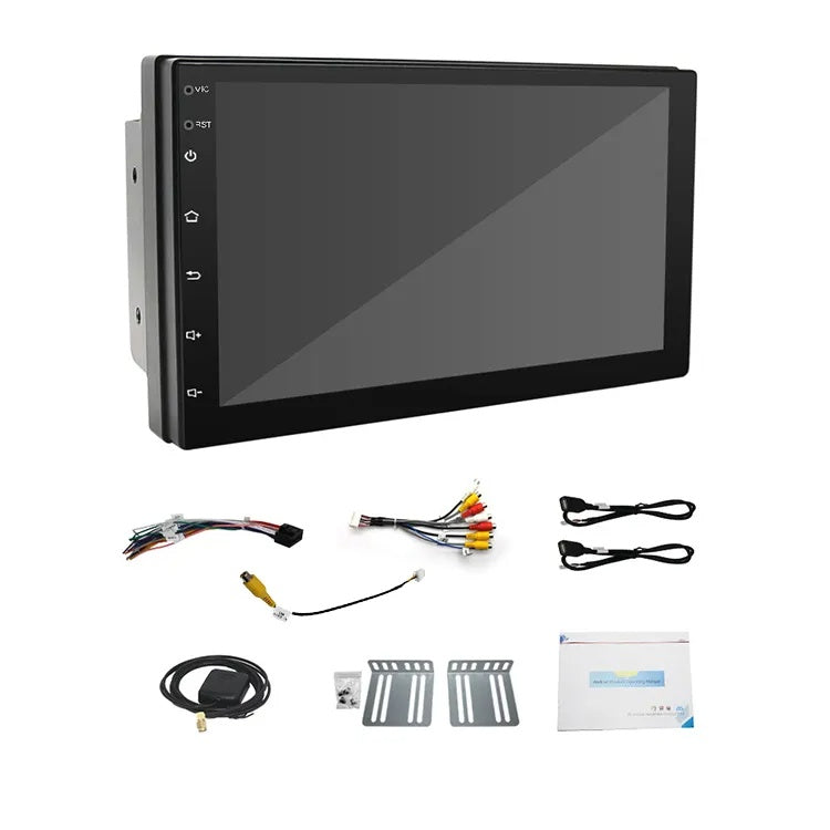 Android Double din car stereo 2+64GB 7" Car Radio Wireless Android Auto & Carplay Android Auto GPS WIFI BT FM RDS Support AHD Camera