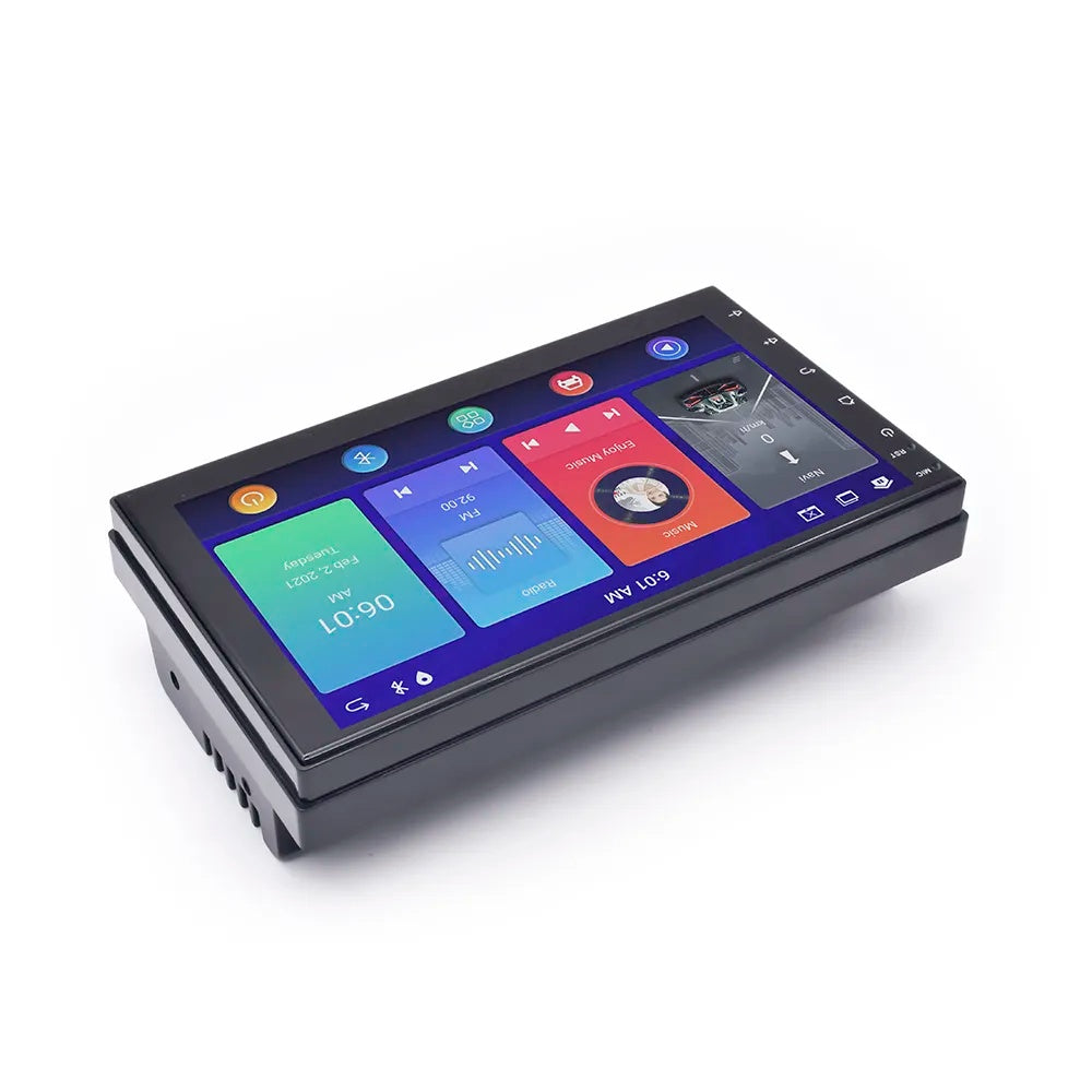 Android Double din car stereo 2+64GB 7" Car Radio Wireless Android Auto & Carplay Android Auto GPS WIFI BT FM RDS Support AHD Camera