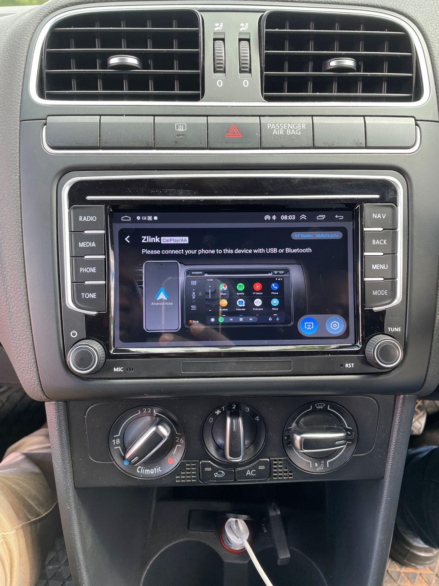 Android Radio Carplay for VW